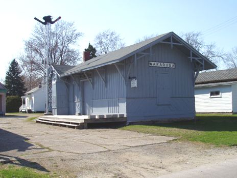 Wabash Wakarusa IN Depot